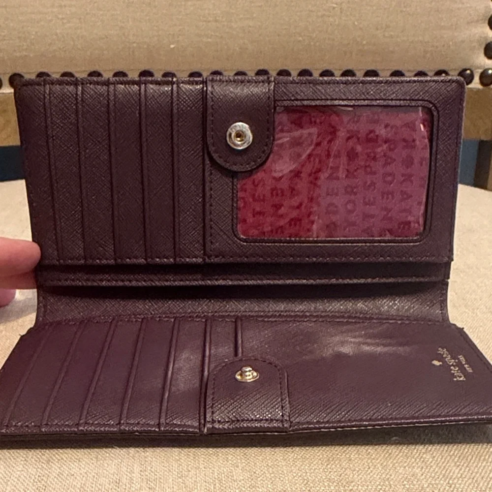 Kate Spade Aubergine (Eggplant) Women's Wallet
